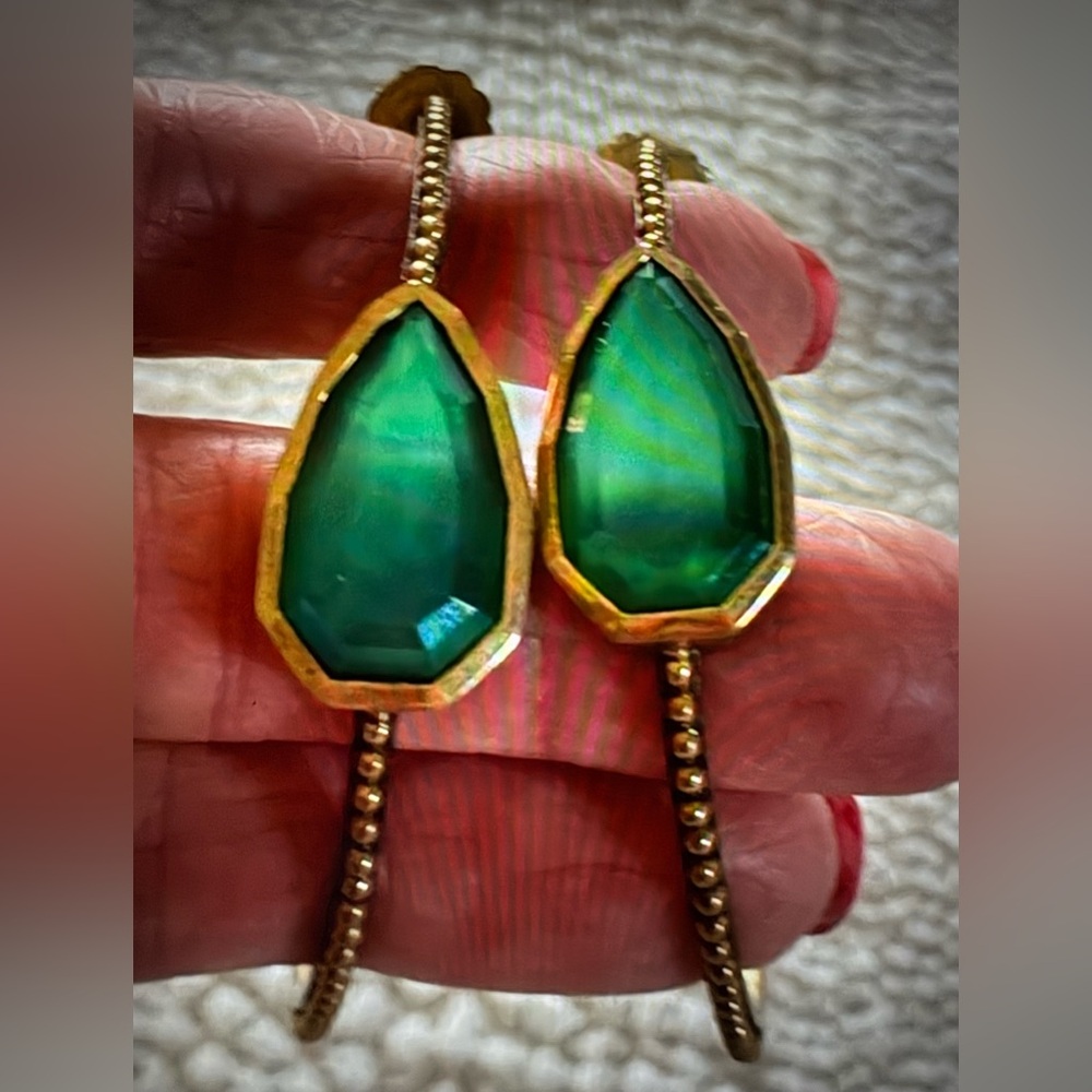 Stephen Dweck Cathedral Green Chalcedony Earrings
